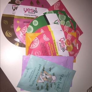 Lot of various face masks